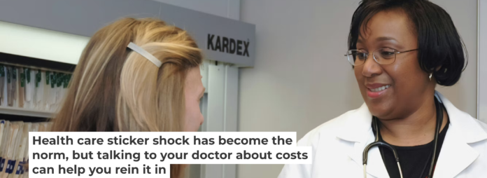 A doctor at the National Cancer Institute talks with a patient. National Cancer Institute on Unsplash, CC BY